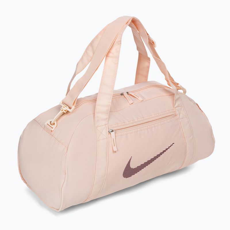 Geantă de antrenament Nike Gym Club 24 l guava ice/guava ice/night maroon 2