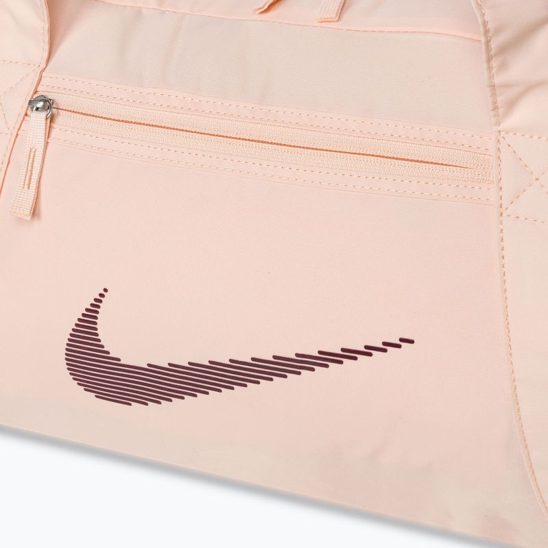 Geantă de antrenament Nike Gym Club 24 l guava ice/guava ice/night maroon 4