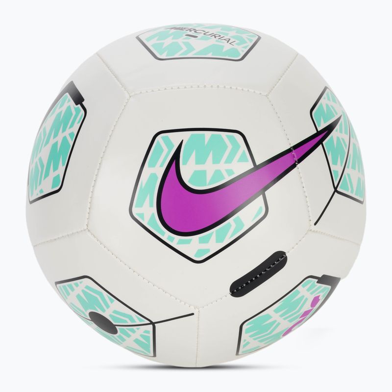 Minge de fotbal Nike Mercurial Fade white/hyper turquoise/fuchsia dream mărime 4