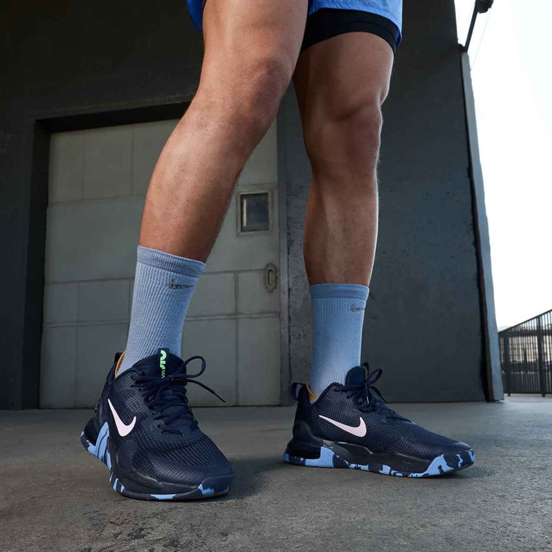 Încălțăminte de antrenament pentru bărbați Nike Air Max Alpha Trainer obsidian/lime blast/polar/pink foam 10