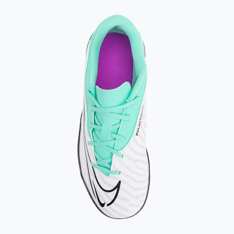Încălțăminte de fotbal pentru copii Nike JR Phantom GX Club TF hyper turquoise/fuchsia dream/white/black 6