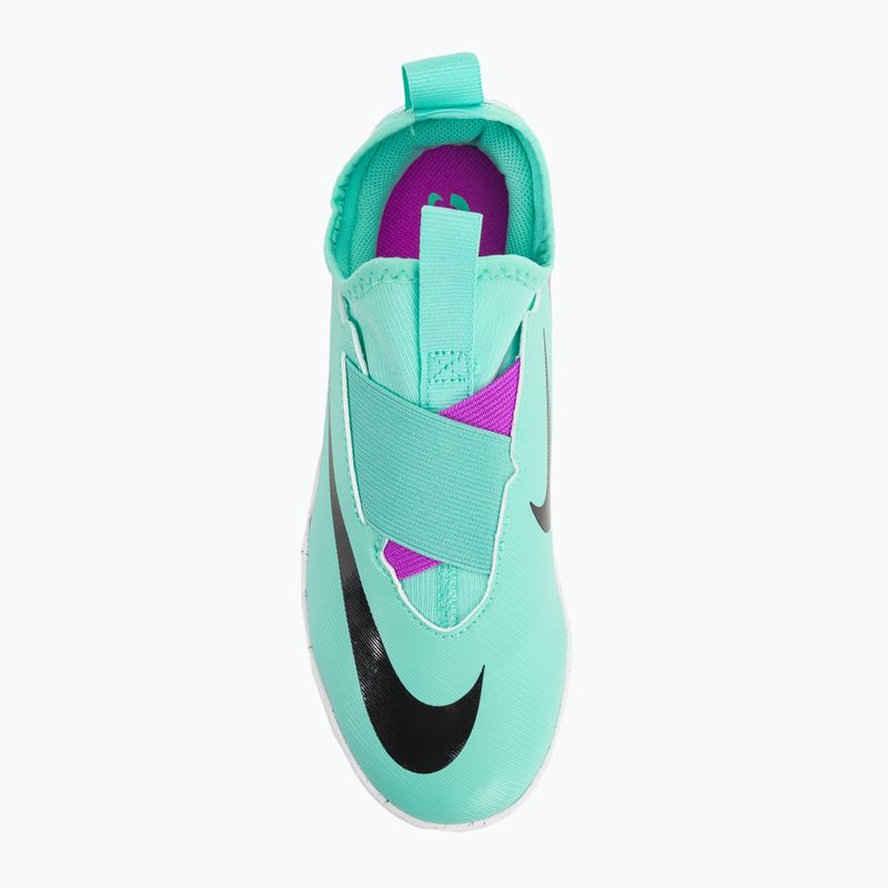 Încălțăminte de fotbal pentru copii Nike Jr Zoom Mercurial Vapor 15 Academy IC hyper turquoise/black/ white/fuchsia dream 6