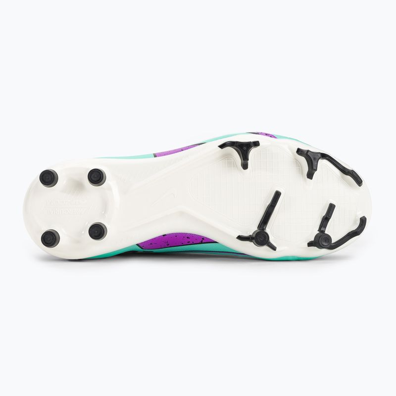 Încălțăminte de fotbal pentru copii Nike Jr Zoom Mercurial Superfly 9 Academy FG/MG hyper turquoise/black/ white/fuchsia dream 5