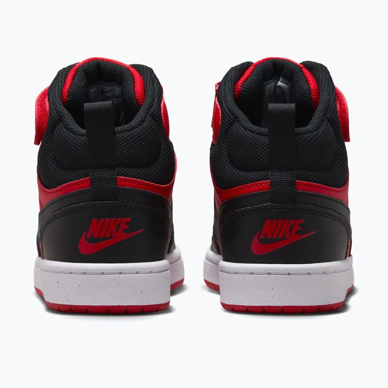 Încălțăminte pentru copii Nike Court Borough Mid 2 university red/white/black 4