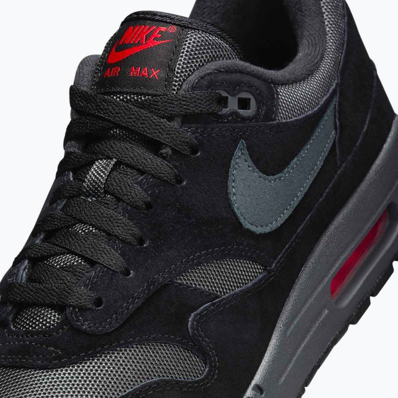 Încălțăminte pentru bărbați Nike Air Max 1 black/university red/anthracite 8