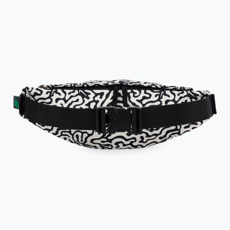 Borsetă Nike Heritage Waistpack 3 l black/coconut milk/stadium green 3