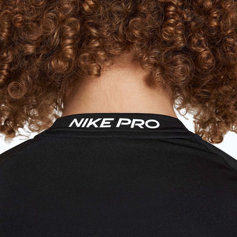 Longsleeve pentru copii Nike Pro Dri-Fit black/white 5