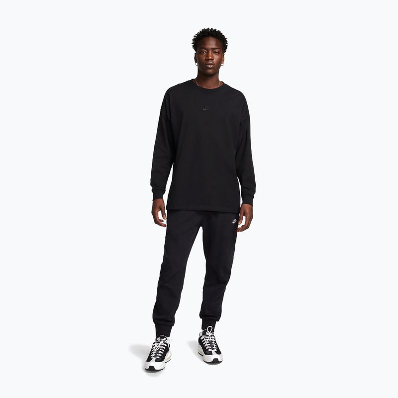 Pantaloni pentru bărbați Nike Club Knit black/white 2