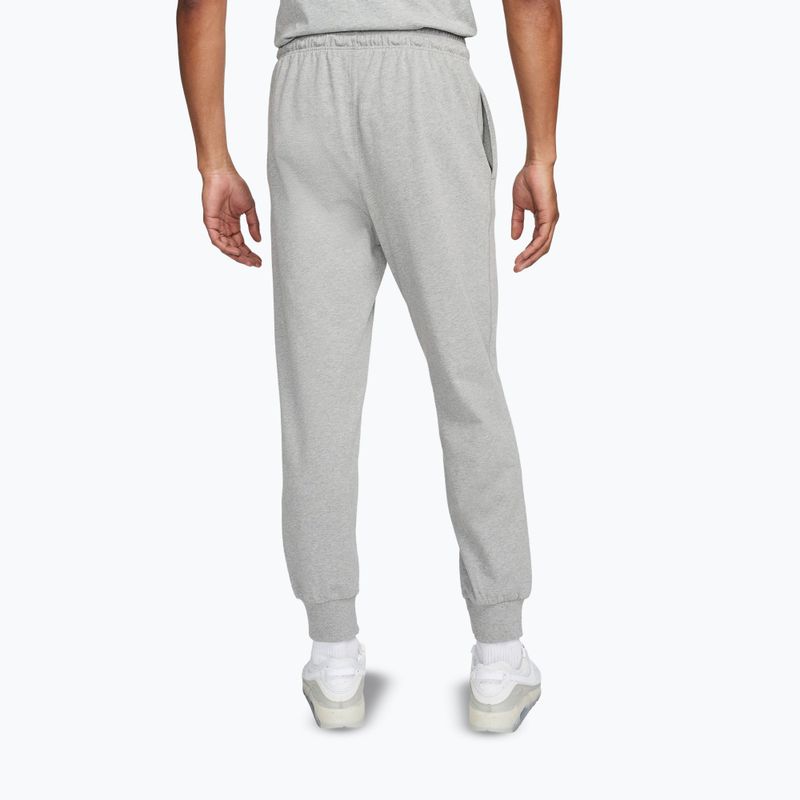 Pantaloni pentru bărbați Nike Club Knit Jogger dark grey heather/white 3