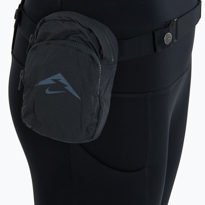 Colanți pentru femei Nike Trial Go High-Waisted 7/8 black/ dark smoke grey/ dark smoke grey 4