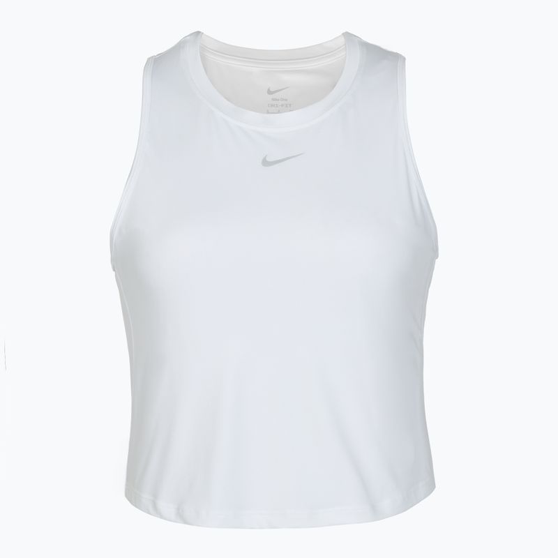 Tricou de antrenament pentru femei Nike One Classic Dri-Fit Cropped Tank white 6