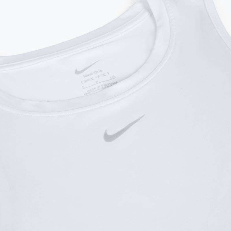 Tricou de antrenament pentru femei Nike One Classic Dri-Fit Cropped Tank white 8