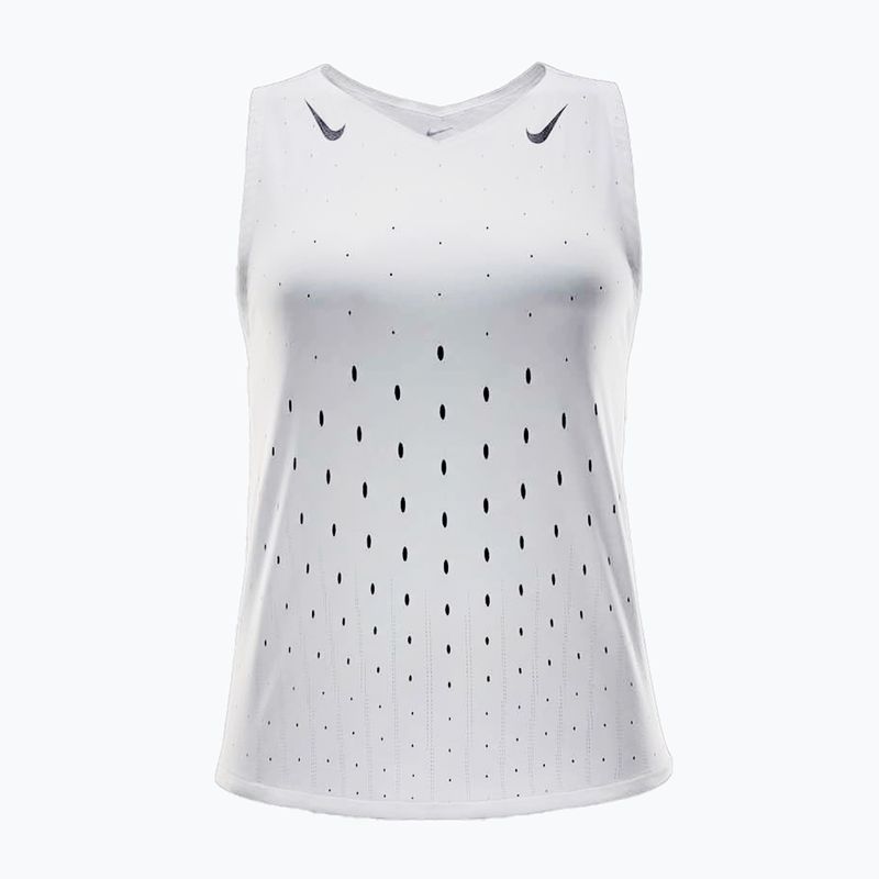 Tricou de alergare pentru femei Nike AeroSwift Dri-Fit ADV Singlet white / black / black