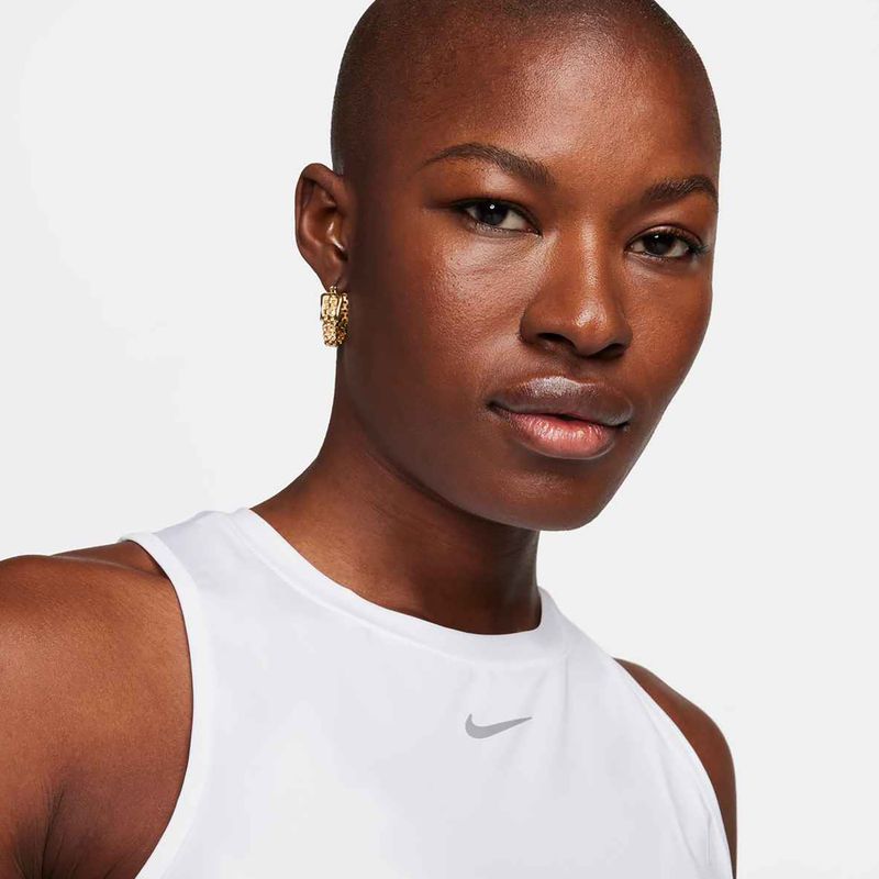 Tricou de antrenament pentru femei Nike One Classic Dri-Fit Cropped Tank white 4