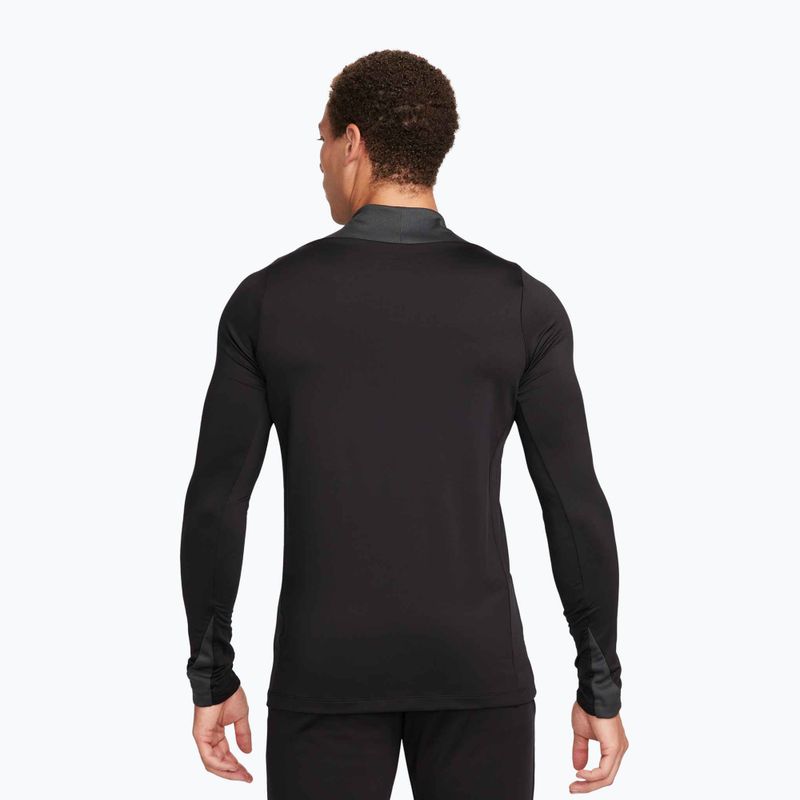 Longsleeve de fotbal Nike Strike Dri-Fit 1/2 Zip Drill Top black/anthracite/white 3