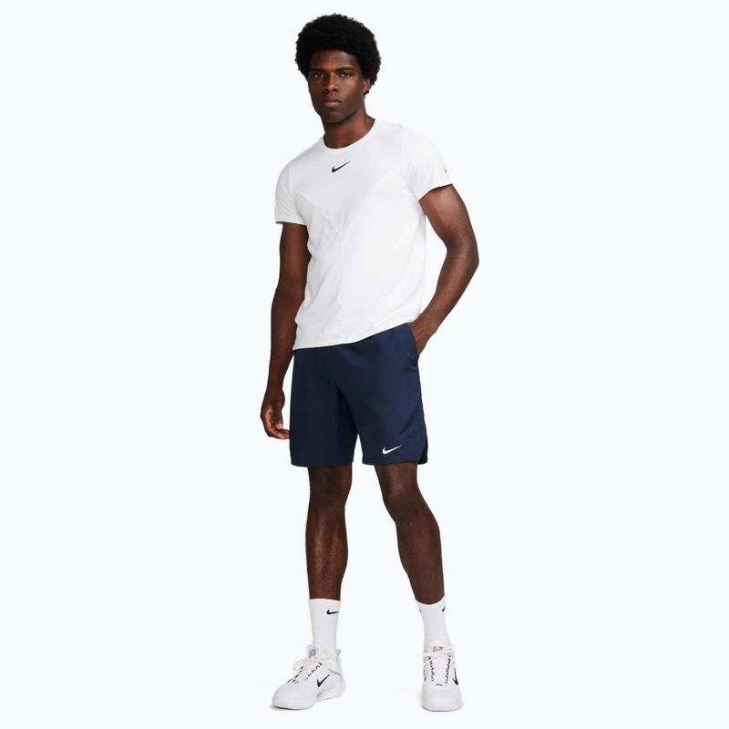 Pantaloni scurți de tenis pentru bărbați Nike Court Dri-Fit Victory 9" obsidian / white 2