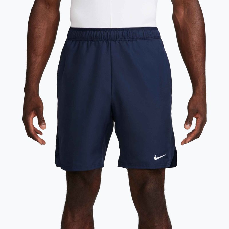 Pantaloni scurți de tenis pentru bărbați Nike Court Dri-Fit Victory 9" obsidian / white 3