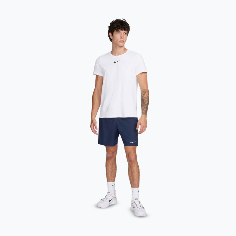 Pantaloni scurți de tenis pentru bărbați Nike Court Dri-Fit Victory 7" obsidian/white 2
