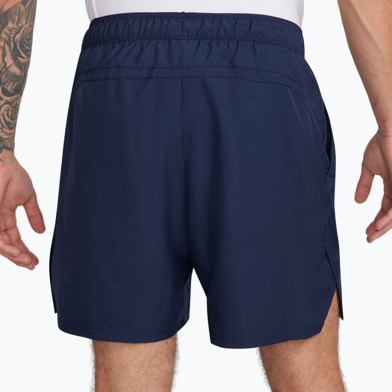 Pantaloni scurți de tenis pentru bărbați Nike Court Dri-Fit Victory 7" obsidian/white 3