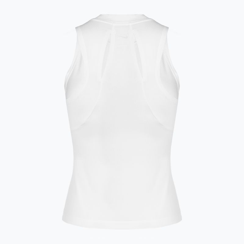 Tricou de tenis pentru femei Nike Court Dri-Fit Advantage Tank alb/negru 2