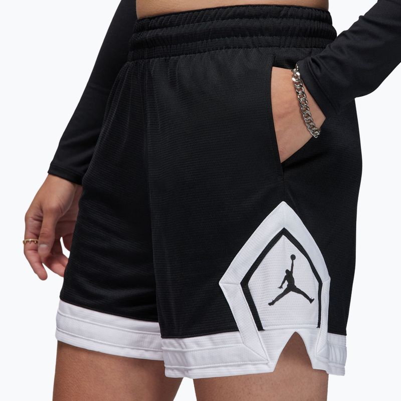Pantaloni scurți de baschet pentru femei Nike Jordan Sport Diamond 4" black/white/white/black 5