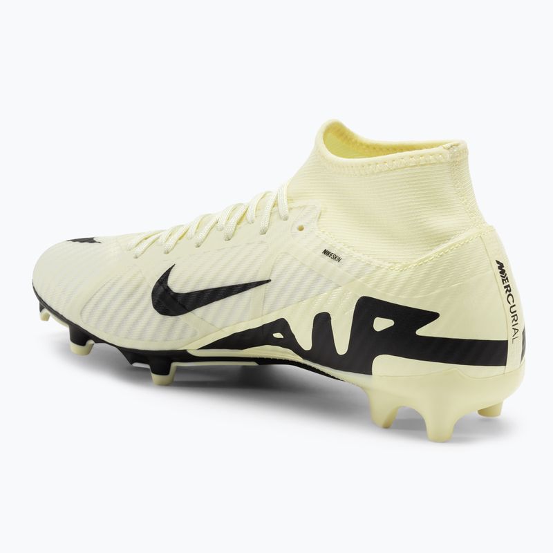 Încălțăminte de fotbal  Nike Zoom Mercurial Superfly 9 Academy FG/MG lemonade / black 3