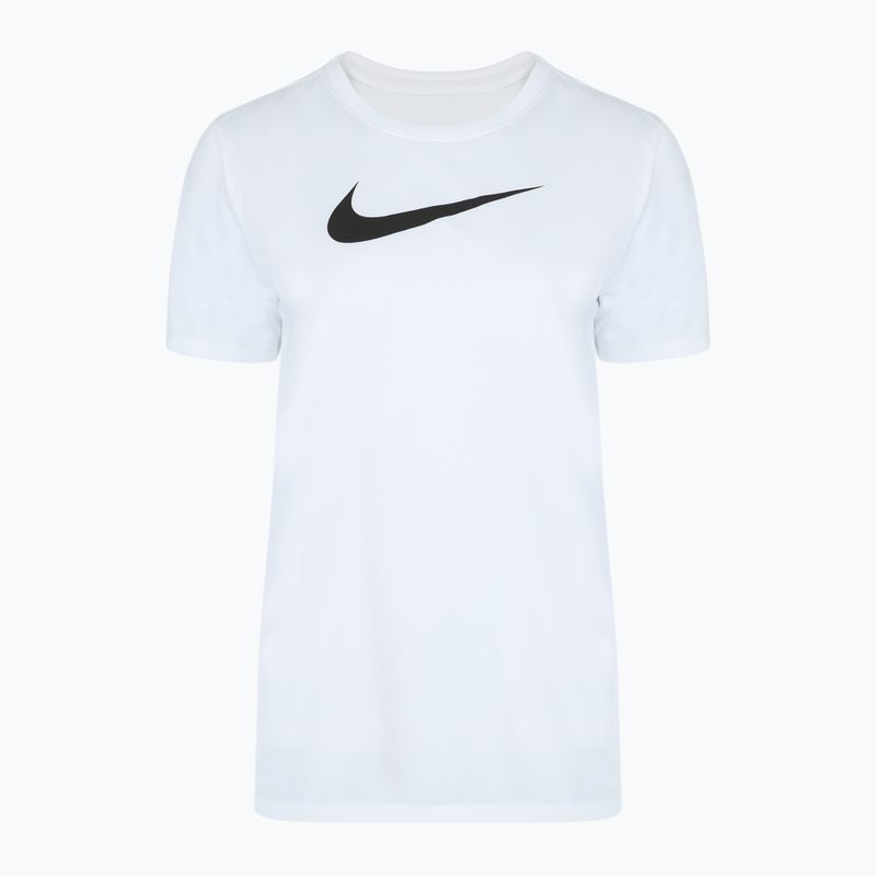 Tricou de antrenament pentru femei Nike Dri-Fit white/black 5