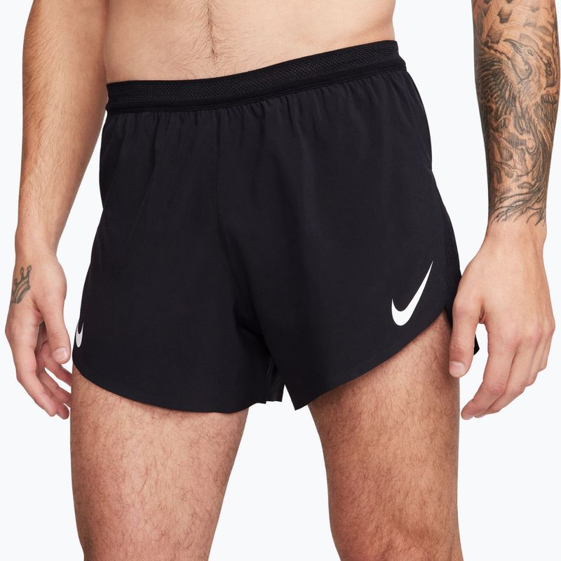 Pantaloni scurți de alergare pentru bărbați Nike AeroSwift Dri-Fit ADV 4" black/summit white 3