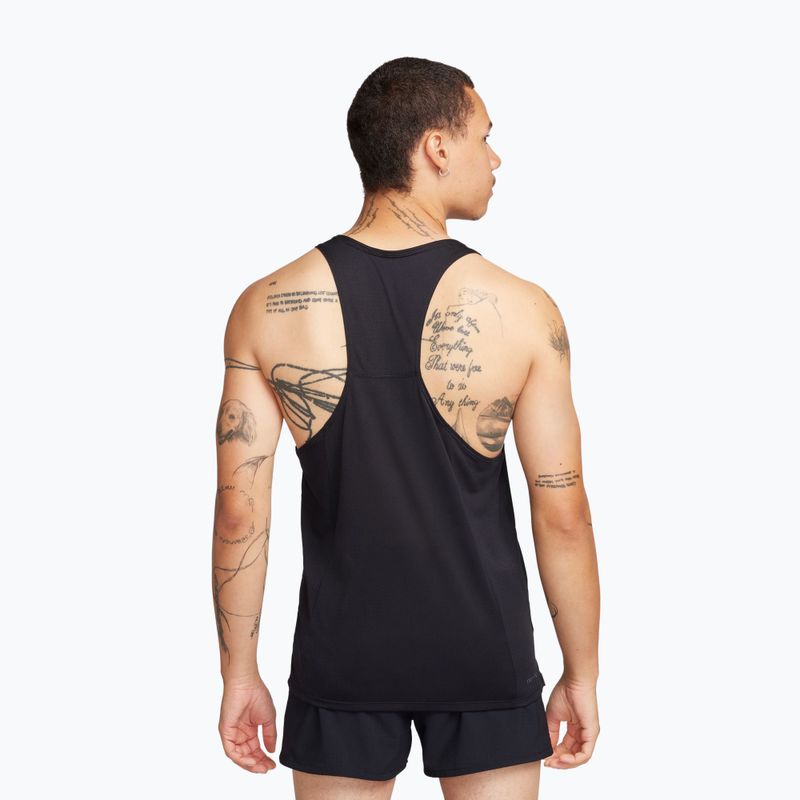 Tank top de alergare pentru bărbați Nike Fast Dri-Fit black 3