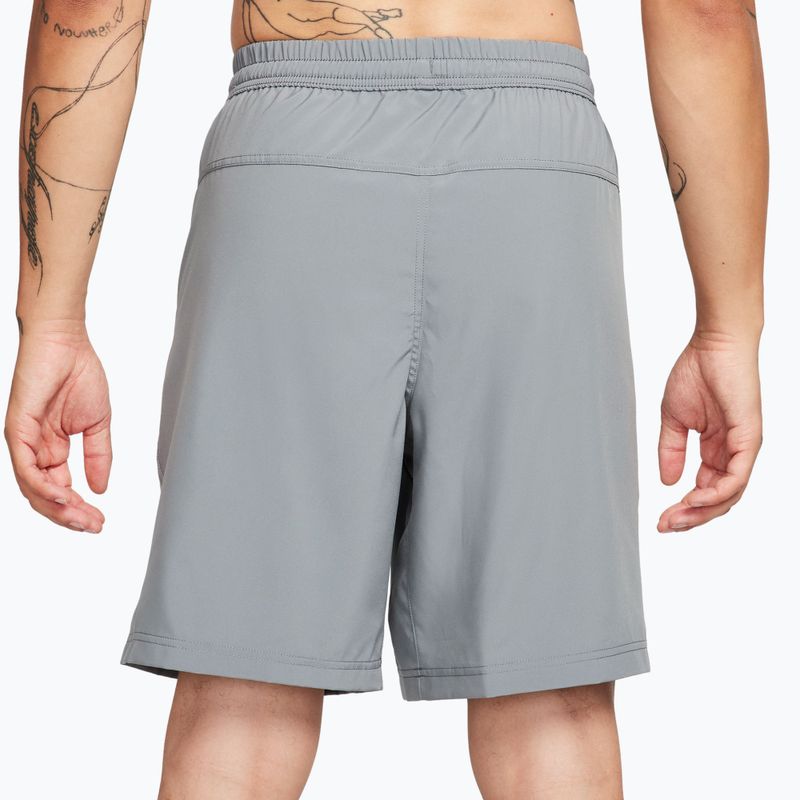 Pantaloni scurți de alergare pentru bărbați Nike Form Dri-Fit Unlined 9" smoke grey/black 3
