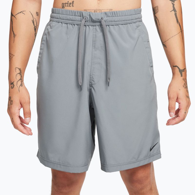 Pantaloni scurți de alergare pentru bărbați Nike Form Dri-Fit Unlined 9" smoke grey/black 4