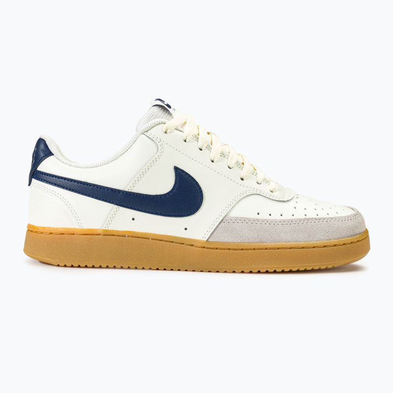 Încălțăminte pentru bărbați Nike Court Vision Low sail / gum light brown / light iron ore / midnight navy 2