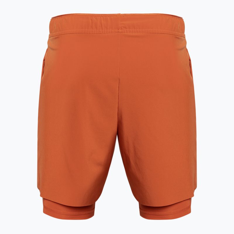 Pantaloni scurți de tenis pentru bărbați Nike Court Dri-Fit Slam rust factor/pink quartz/white 2