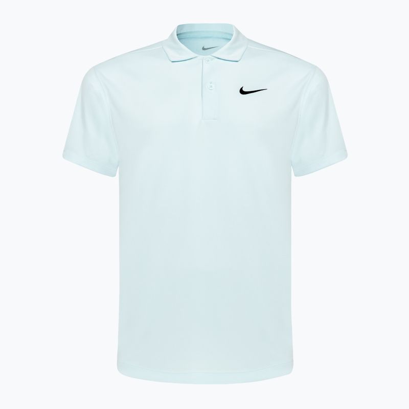 Tricou polo pentru bărbați Nike Court Dri-Fit Polo Solid glacier blue/black