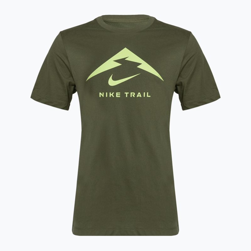 Tricou de alergare pentru bărbați Nike Dri-Fit UV medium olive