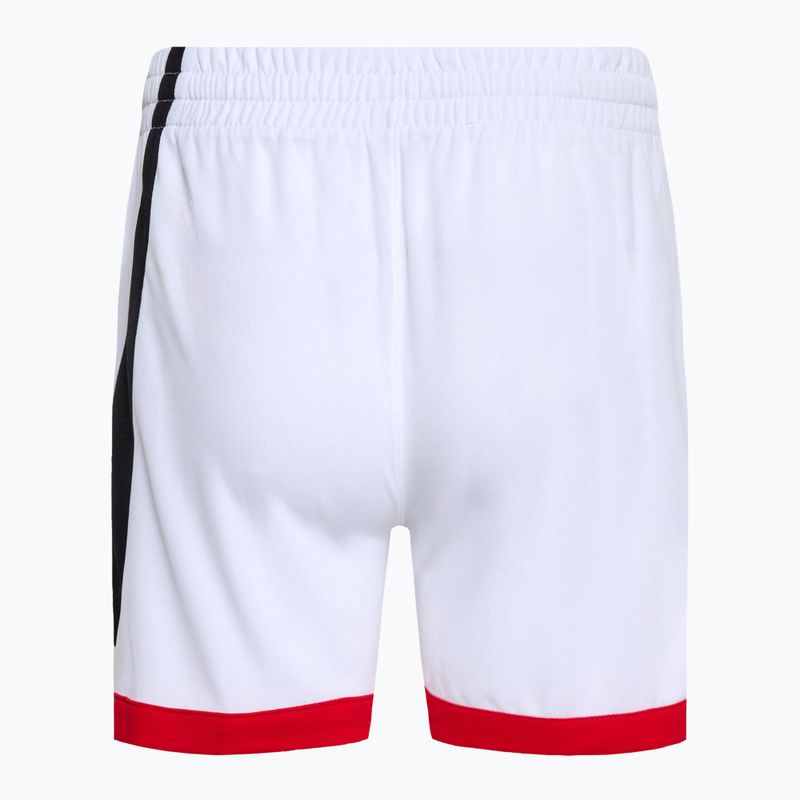 Pantaloni scurți de antrenament pentru copii Nike Dri-Fit Multi+ white/black/university red 2