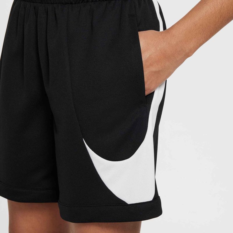Pantaloni scurți de antrenament pentru copii Nike Dri-Fit Multi+ black/white/black 3