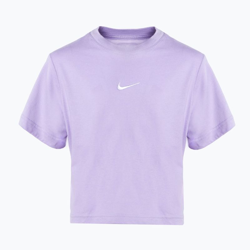 Tricou pentru copii  Nike Sportswear hydrangeas/white