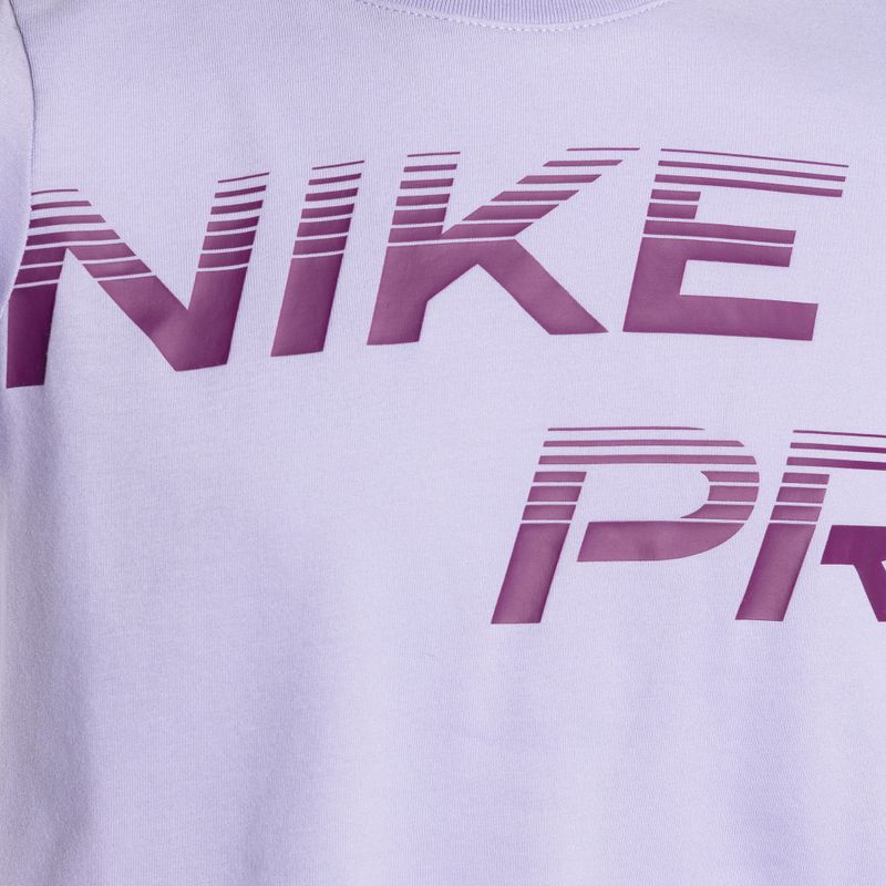 Tricou pentru copii  Nike Pro Dri-Fit Cropped hydrangeas 3