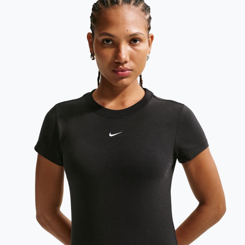 Tricou pentru femei Nike Sportswear Chill Knit black/white 4