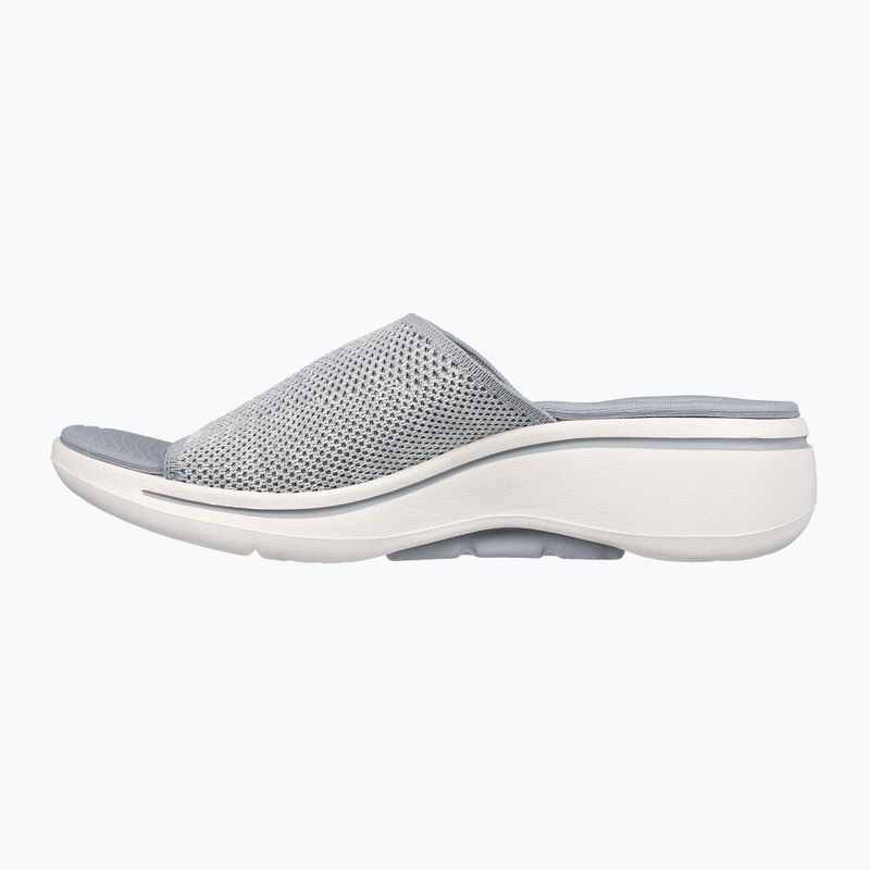 Papuci pentru femei SKECHERS Go Walk Arch Fit Sandal Joyful gray 10