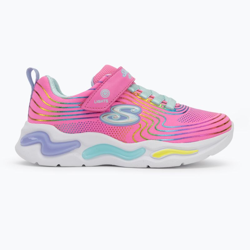 Încălțăminte pentru copii SKECHERS S-Lights Wavy Beams pink/multi 3