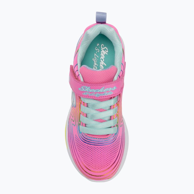 Încălțăminte pentru copii SKECHERS S-Lights Wavy Beams pink/multi 5