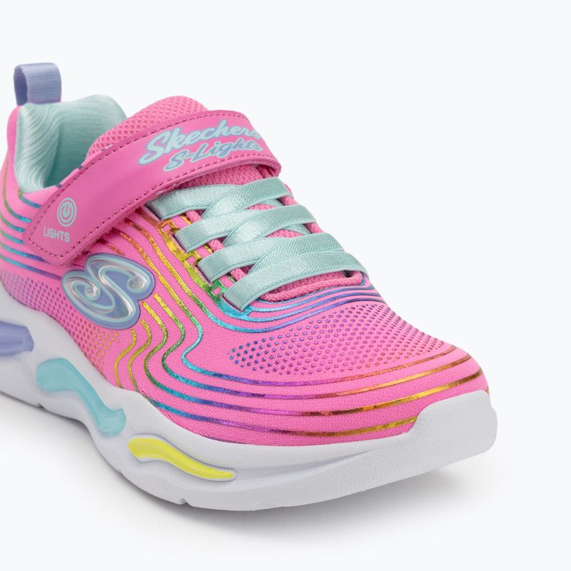 Încălțăminte pentru copii SKECHERS S-Lights Wavy Beams pink/multi 7