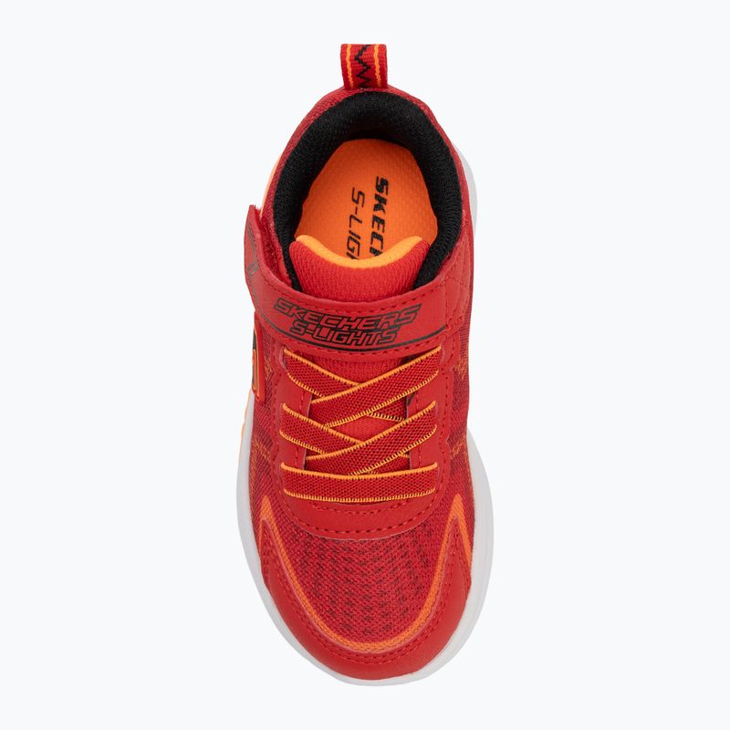 Încălțăminte pentru copii SKECHERS S-Lights Tri-Namics red/orange 5