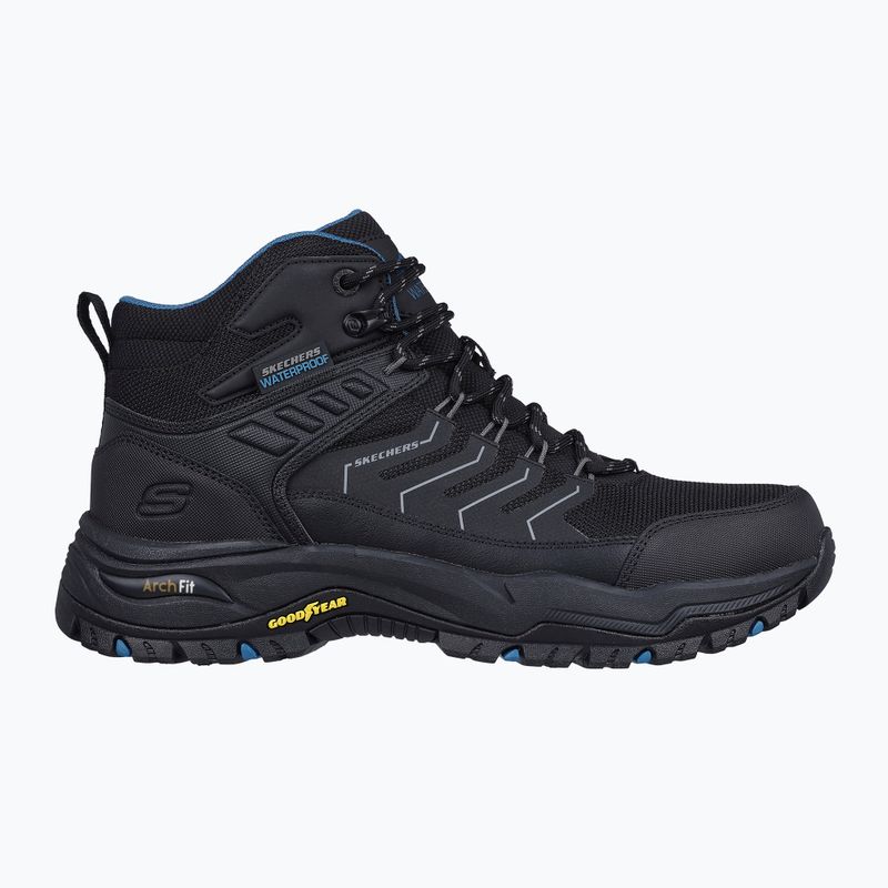 SKECHERS Arch Fit Dawson Dawson Raveno negru pantofi de trekking pentru bărbați 8