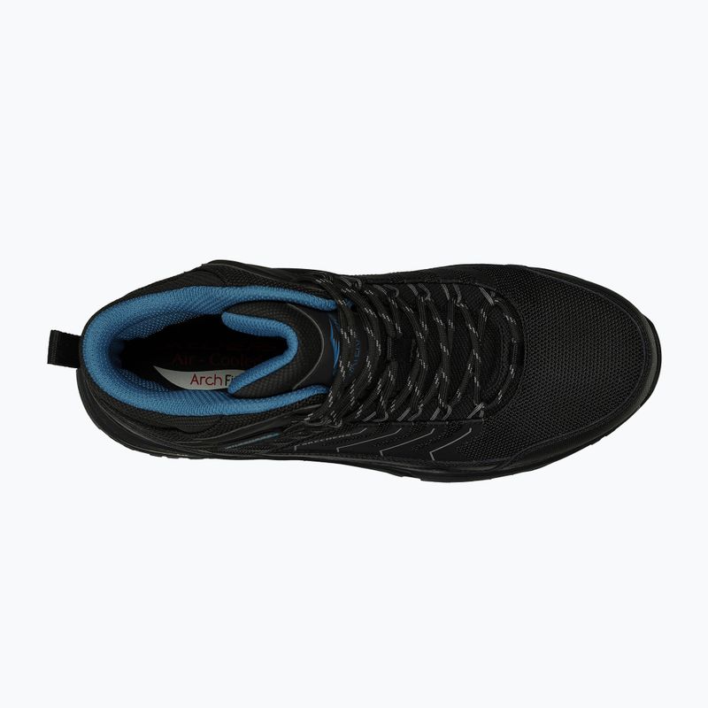 SKECHERS Arch Fit Dawson Dawson Raveno negru pantofi de trekking pentru bărbați 11