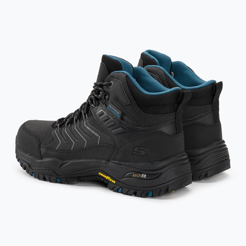 SKECHERS Arch Fit Dawson Dawson Raveno negru pantofi de trekking pentru bărbați 3