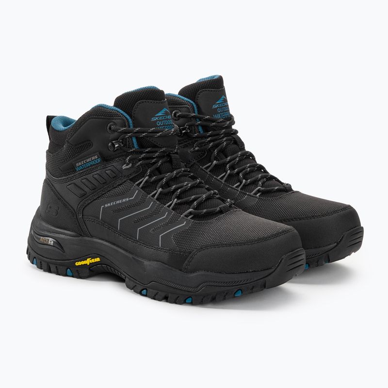 SKECHERS Arch Fit Dawson Dawson Raveno negru pantofi de trekking pentru bărbați 4
