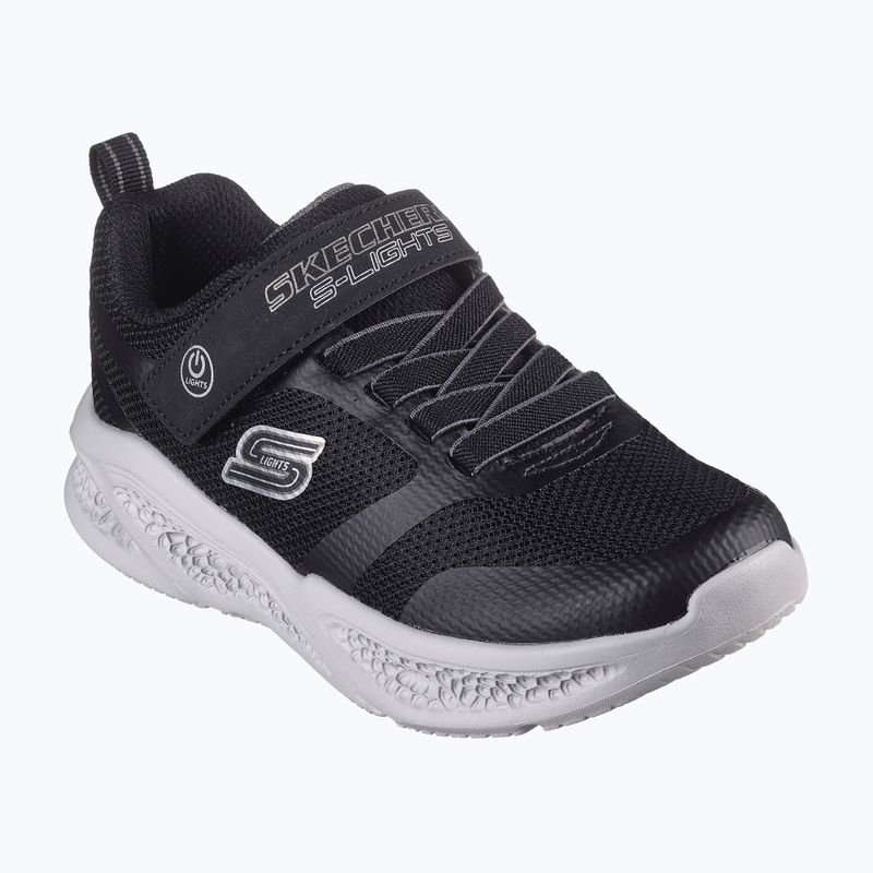 SKECHERS pantofi de antrenament pentru copii Skechers Meteor-Lights negru/gri 8